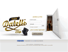 Tablet Screenshot of clubdatelli.com